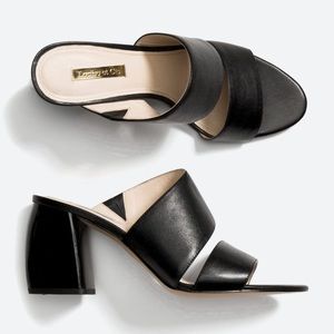 Louise Et Cie Kapa Leather Slide Heels